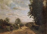 Corot Camille The road of sevres china oil painting artist